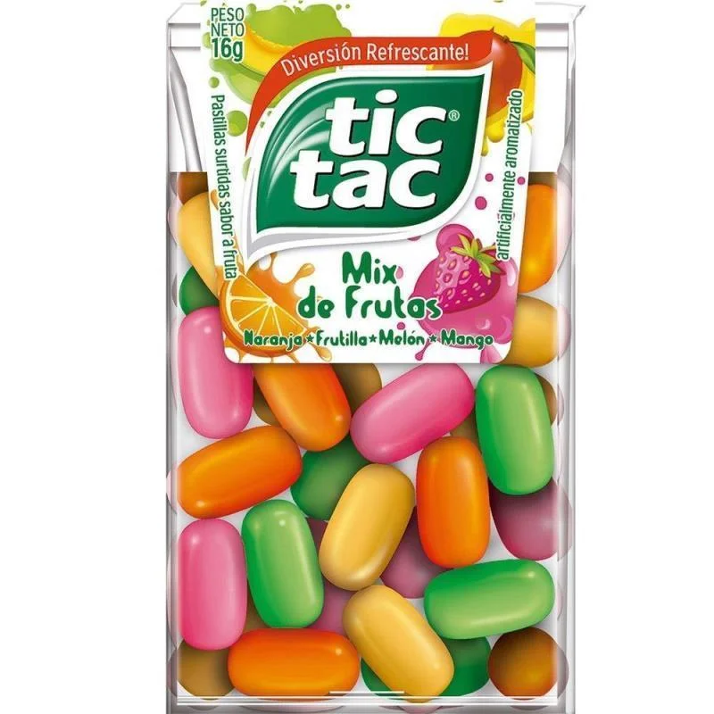 CARAMELOS TIC TAC MIX FRUTAL X 16 GR.