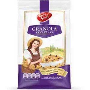 GRANOLA CON PASAS 320G NUTRI BALANCE 
