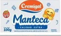 MANTECA CREMIGAL X100G