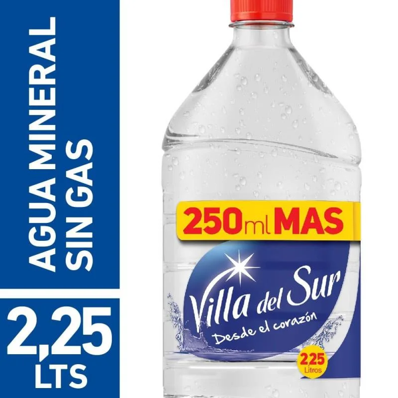 AGUA VILLA DEL SUR SIN GAS 2.25L