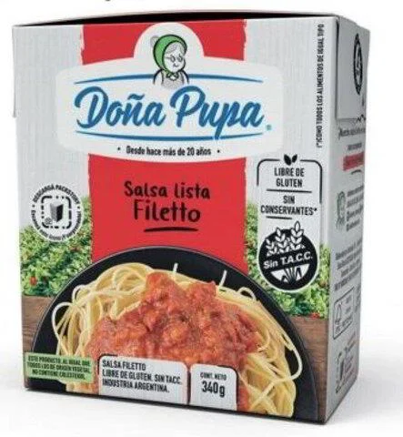 SALSA FILETO DOÑA PUPA 340 GS