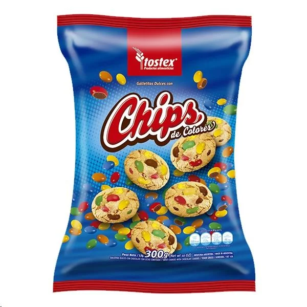 TOSTEX CHIPS COLORES