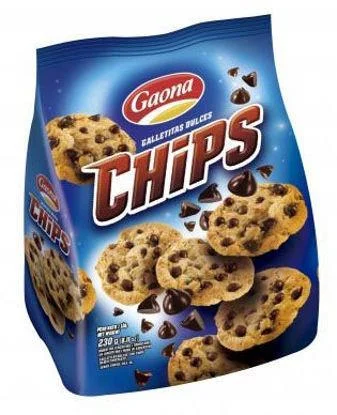 GALLETITAS CON CHIPS GAONA 230G