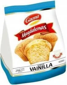 MAGDALENAS GAONA VAINILLA 200G