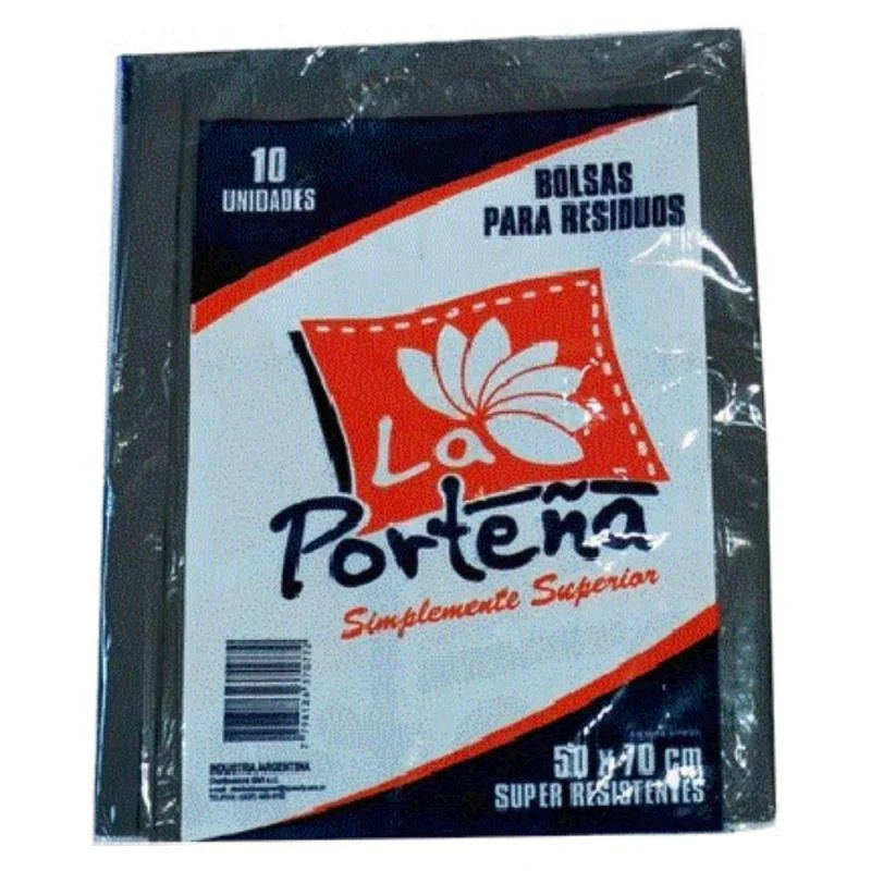 BOLSA RESIDUO LA PORTEÑA 50X70CM.