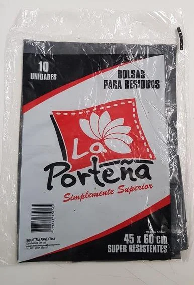 BOLSA DE RESIDUO LA PORTEÑA SUPER 90X120