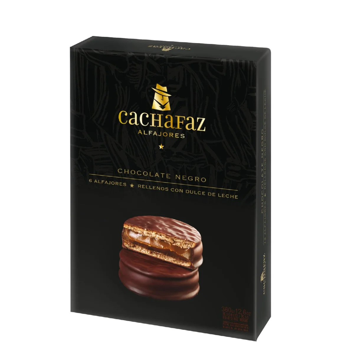 CAJA PREMIUM ALFAJ NEGRO CACHAFAZ 