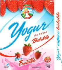 YOGUR VALLE DEL CARMEN FRUTILLA X 1 L