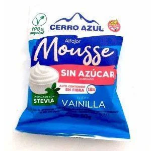 ALFAJOR MOUSSE VAINILLA ZERO 50G
