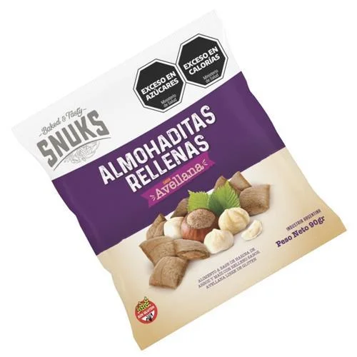 ALMOHADITAS RELLENAS AVELLANA X 90G