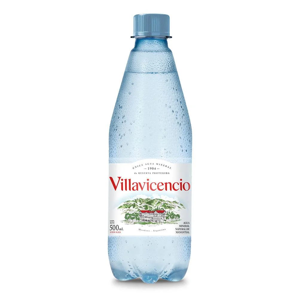 VILLAVICENCIO AGUA CON GAS 500ML