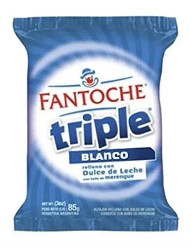 ALFAJOR FANTOCHE BLANCO 85G