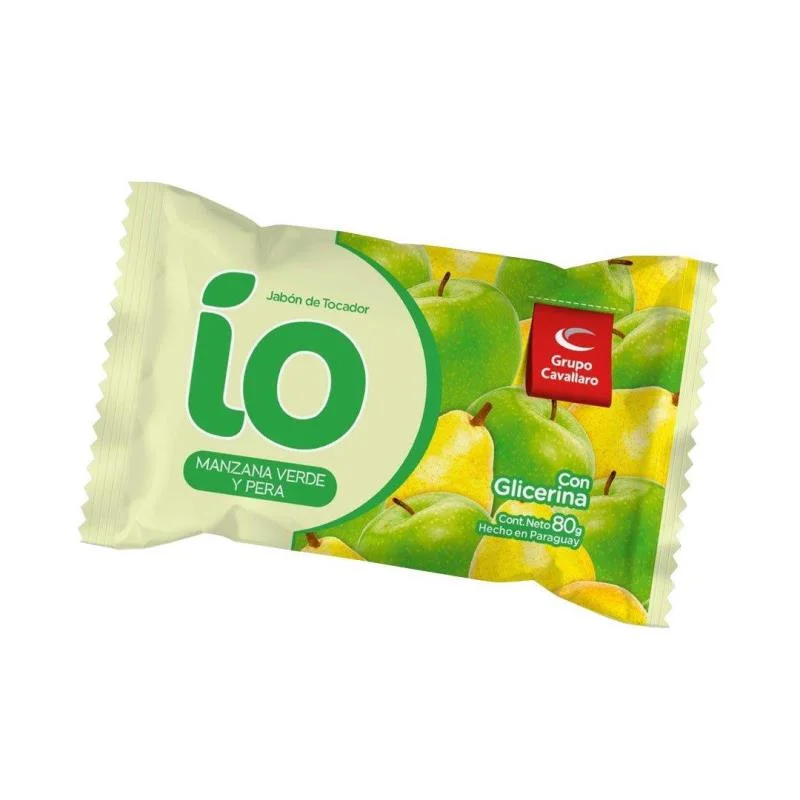 JABON IO MANZANA VERDE Y PERA X 80G