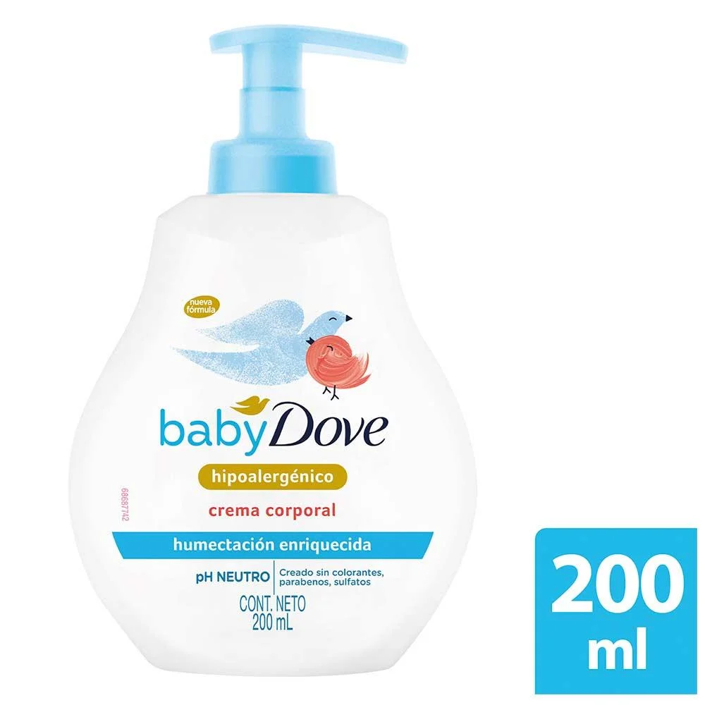 BABY DOVE JABON LIQUIDO 200ML