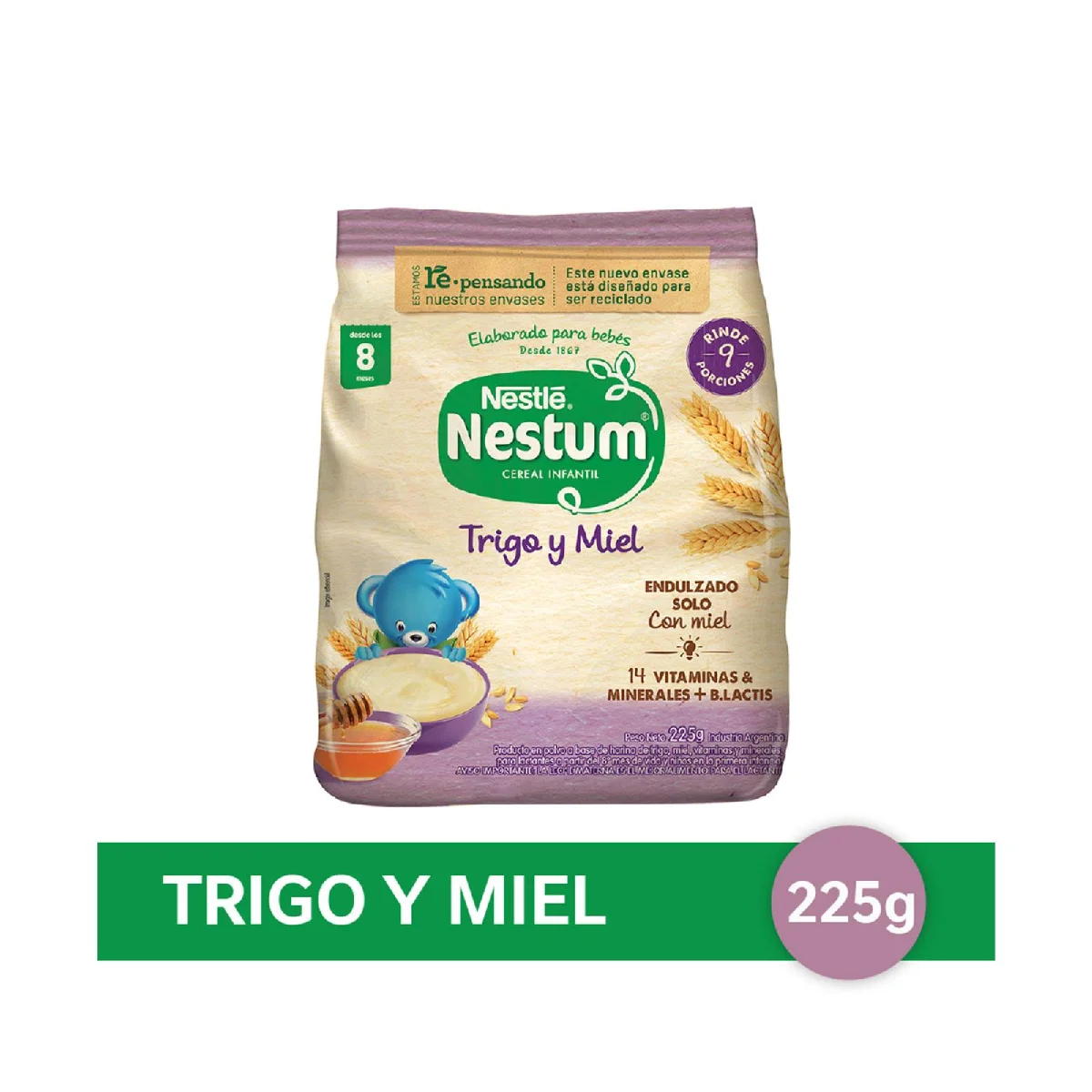 NESTUM TRIGO Y MIEL 225G