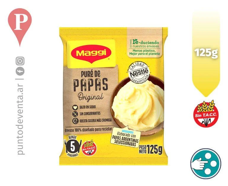 PURE DE PAPAS MAGGI 125G
