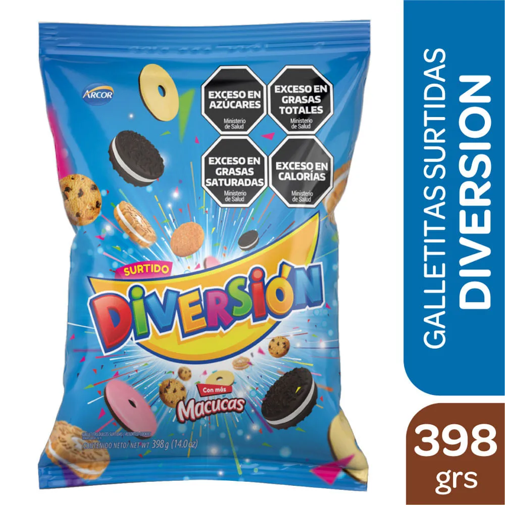 GALLETITA SURTIDO DIVERSION X400G