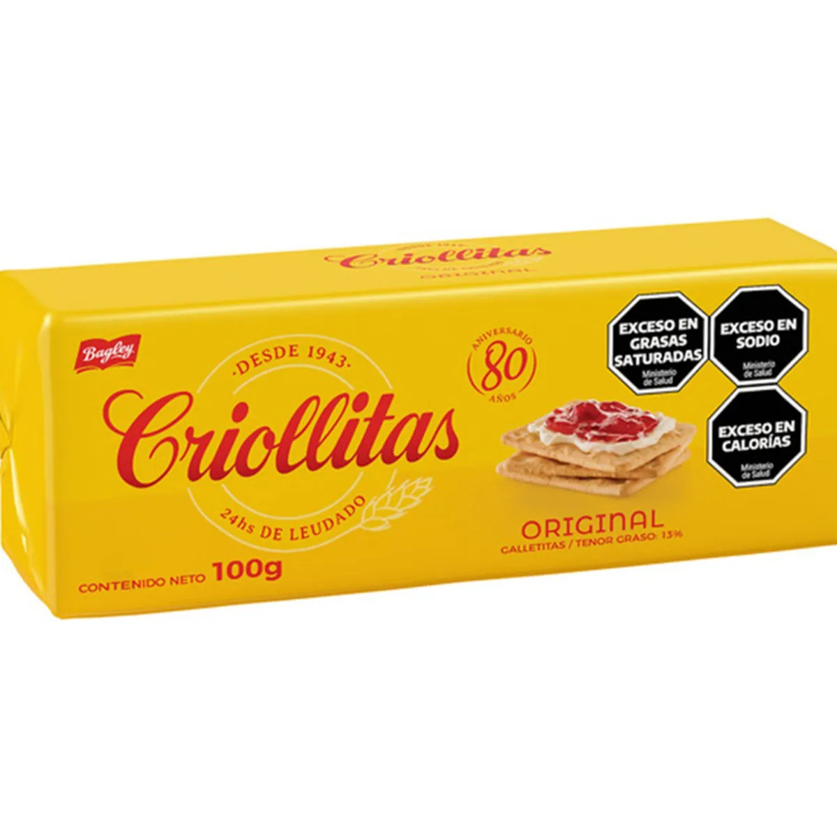 GALLETITA CRIOLLITAS ORIGINAL 100  G