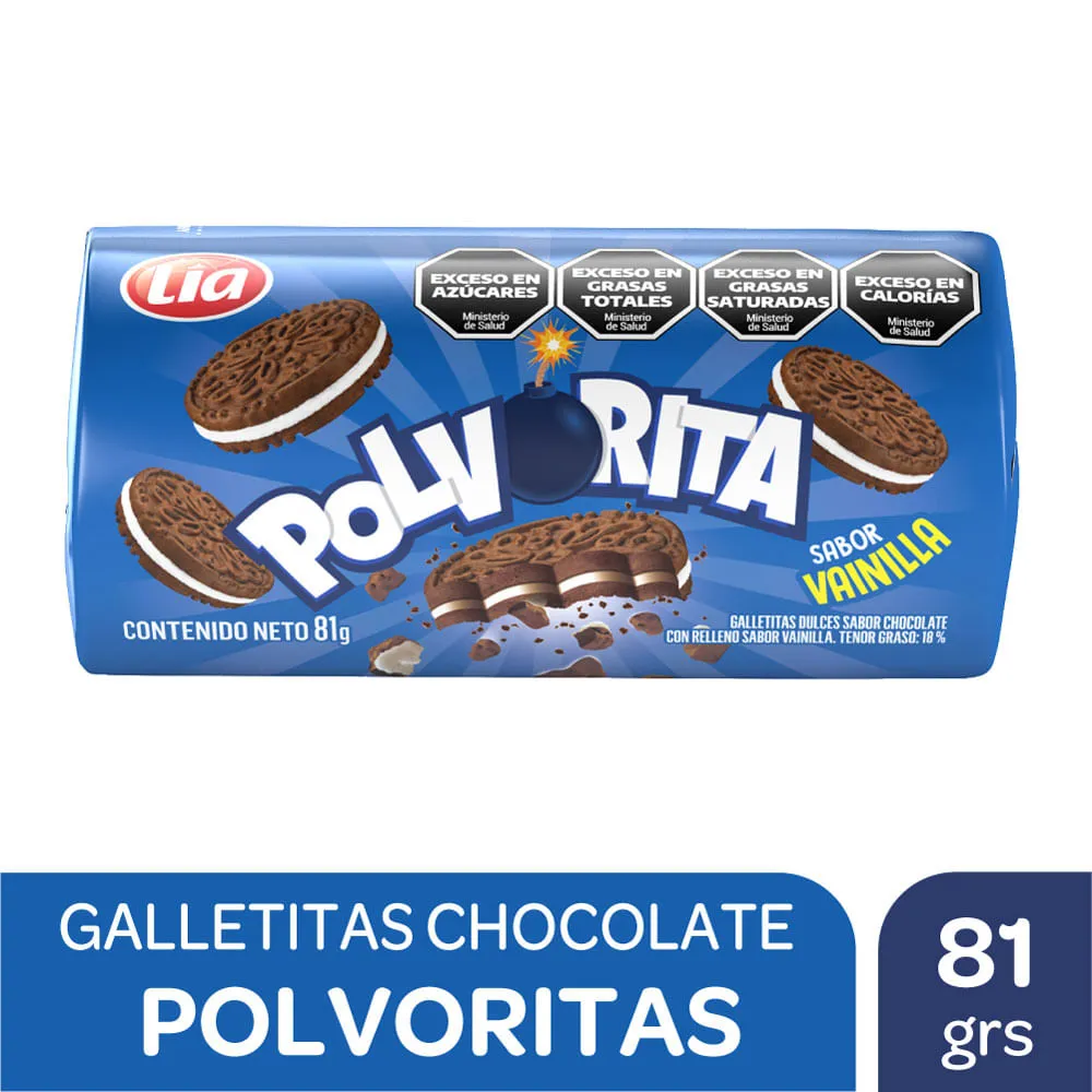 GALLETITA POLVORITA CHOC/VAINILLA 81G