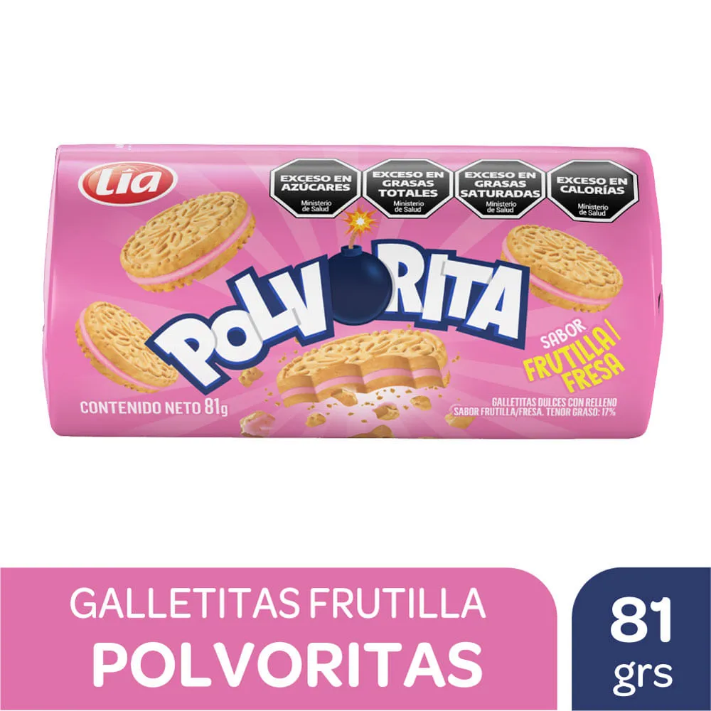 GALLEITA POLVORITA FRUT/FRESA 81G