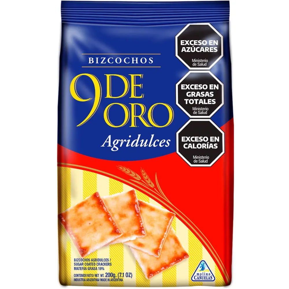 BIZC. 9 DE ORO AGRIDULCES 200G