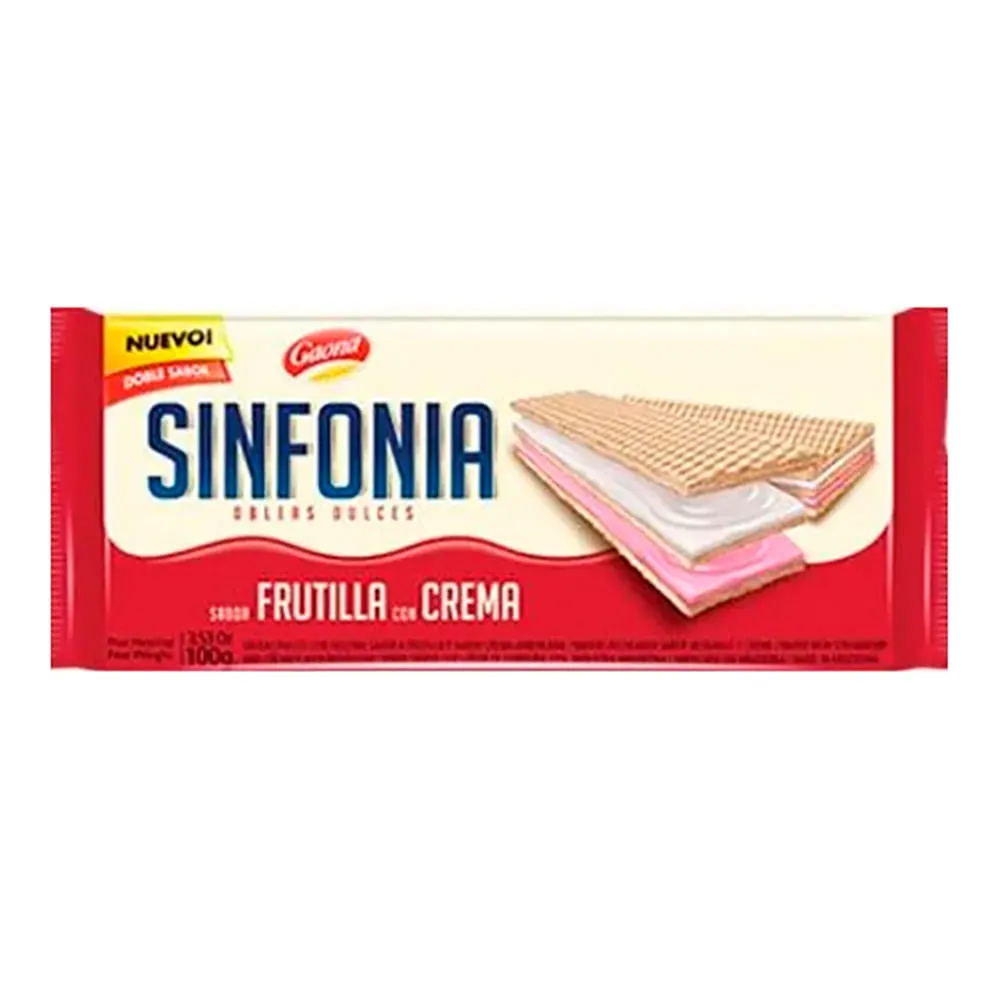 OBLEA GAONA FRUTILLA 100G
