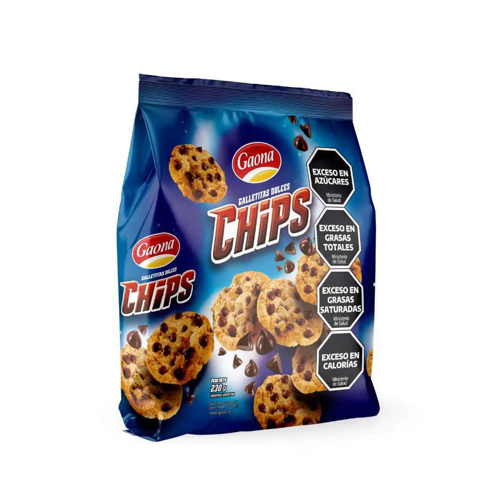 GALLETITAS CON CHIPS GAONA 230G