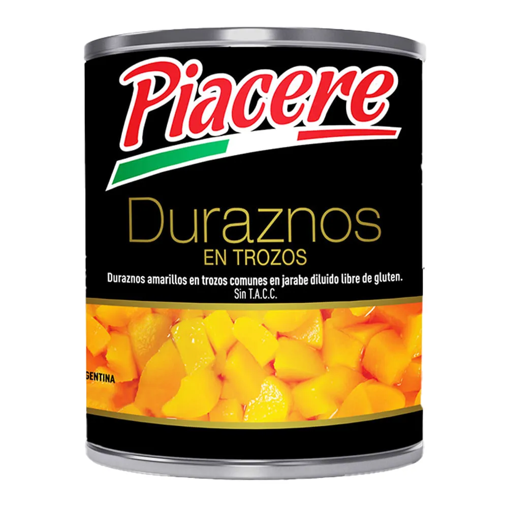 DURAZNO PIACERE EN TROZOS X 820 GS