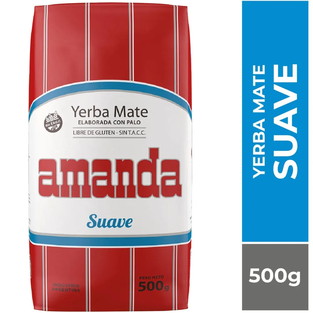 YERBA AMANDA SUAVE 10 X 1 KG
