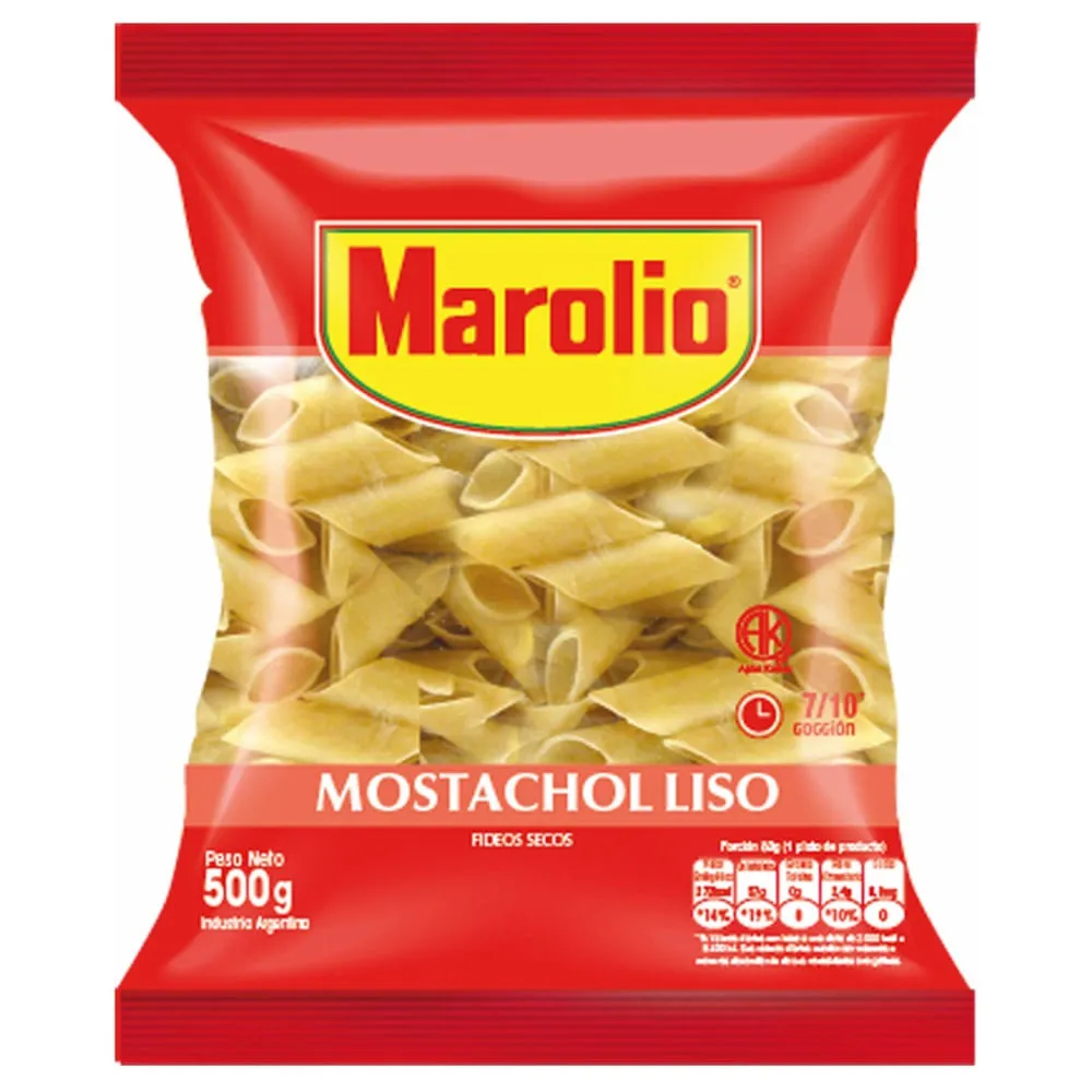 FIDEO MAROLIO MOSTACHOL LISO 500