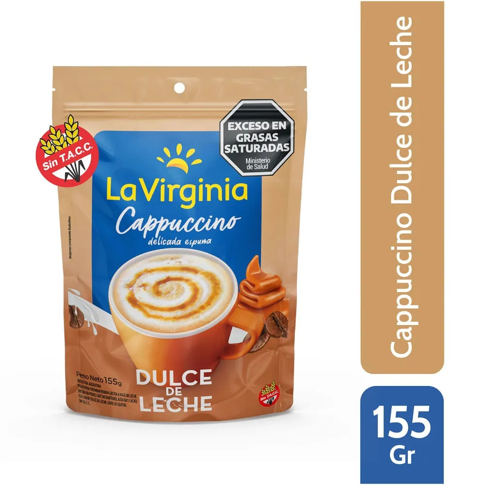CAPPUCCINO DULCE D LECHE VIRGINIA 155G