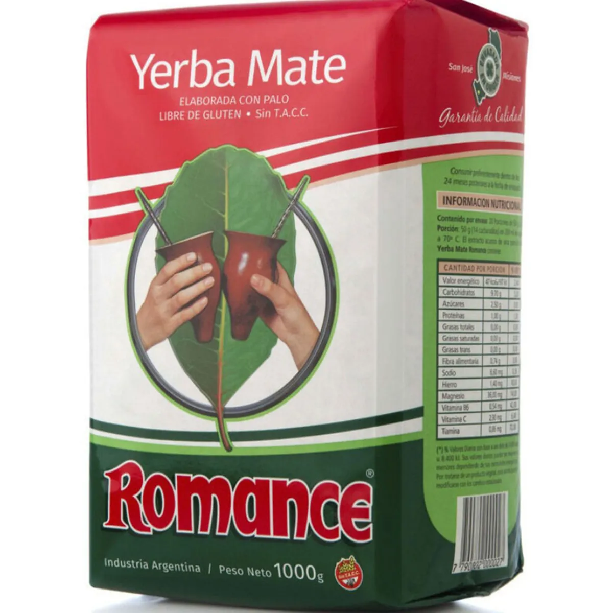YERBA MATE ROMANCE 1KG