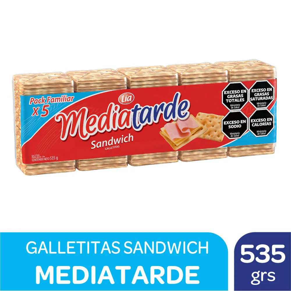 MEDIATARDE SANDWICH X5