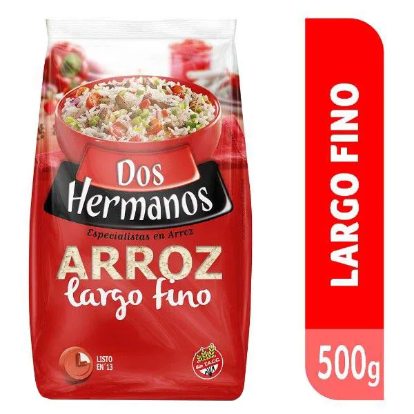 ARROZ DOS HERMANOS 5/0 LARGO/FINO 500G