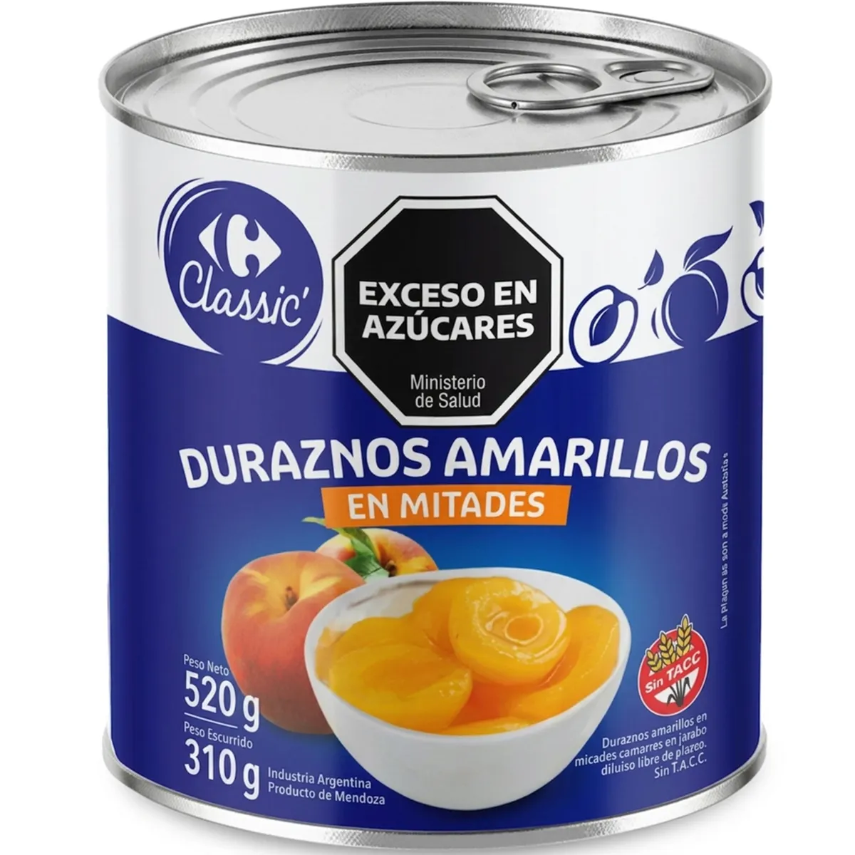 DURAZNO EN MITADES OKEY 2900G