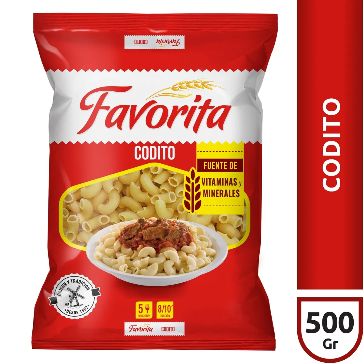 FIDEO FAVORITA CODITO 500 G