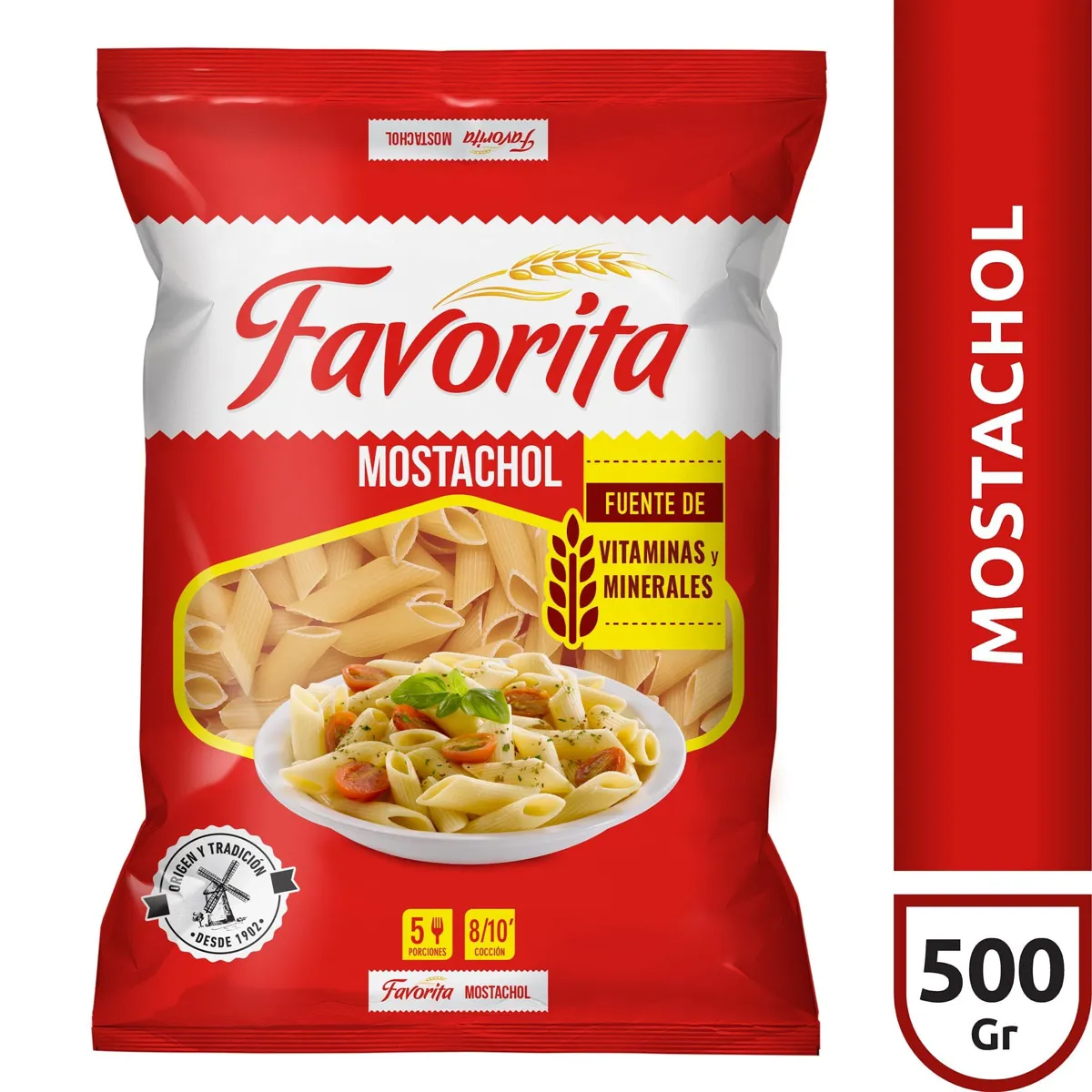 FIDEO FAVORITA MOSTACHOL 500G