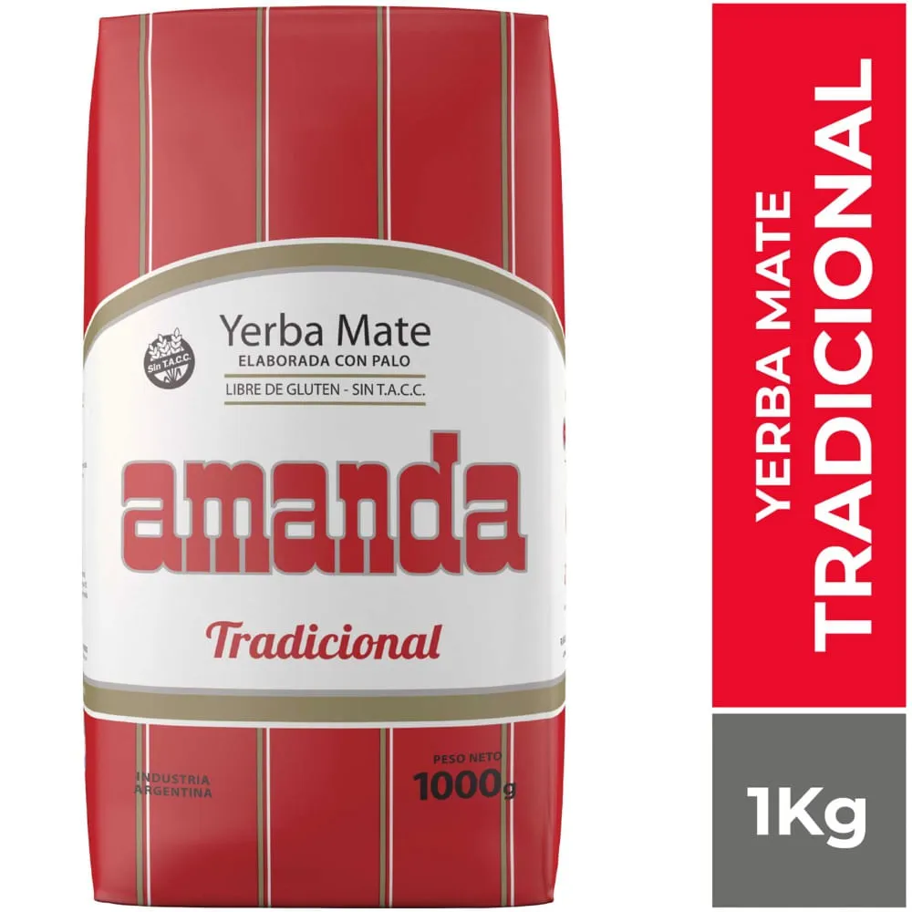 YERBA MATE ROJO TRADICIONAL1KG
