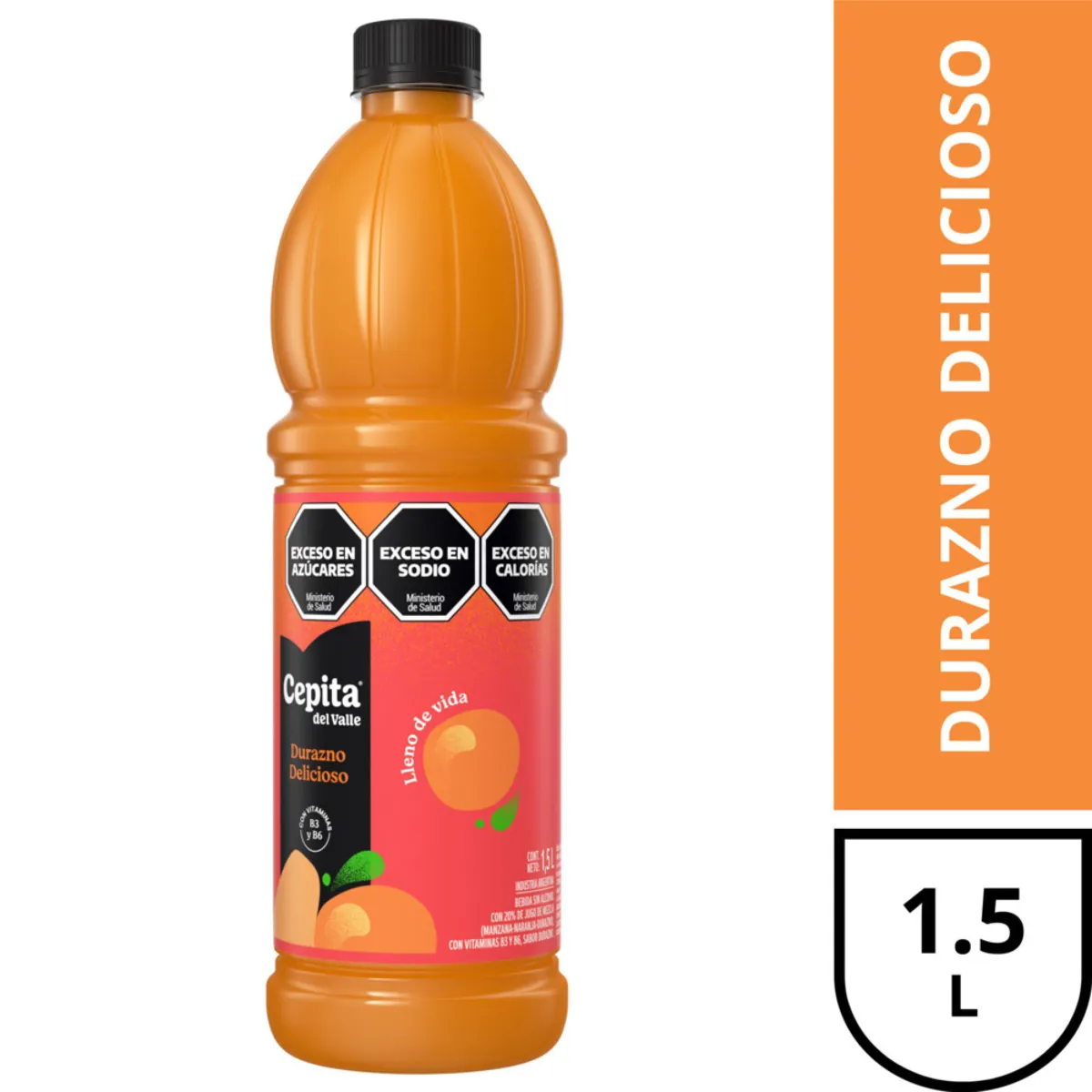 CEPITA DURAZNO DELICIOSO 1.5L
