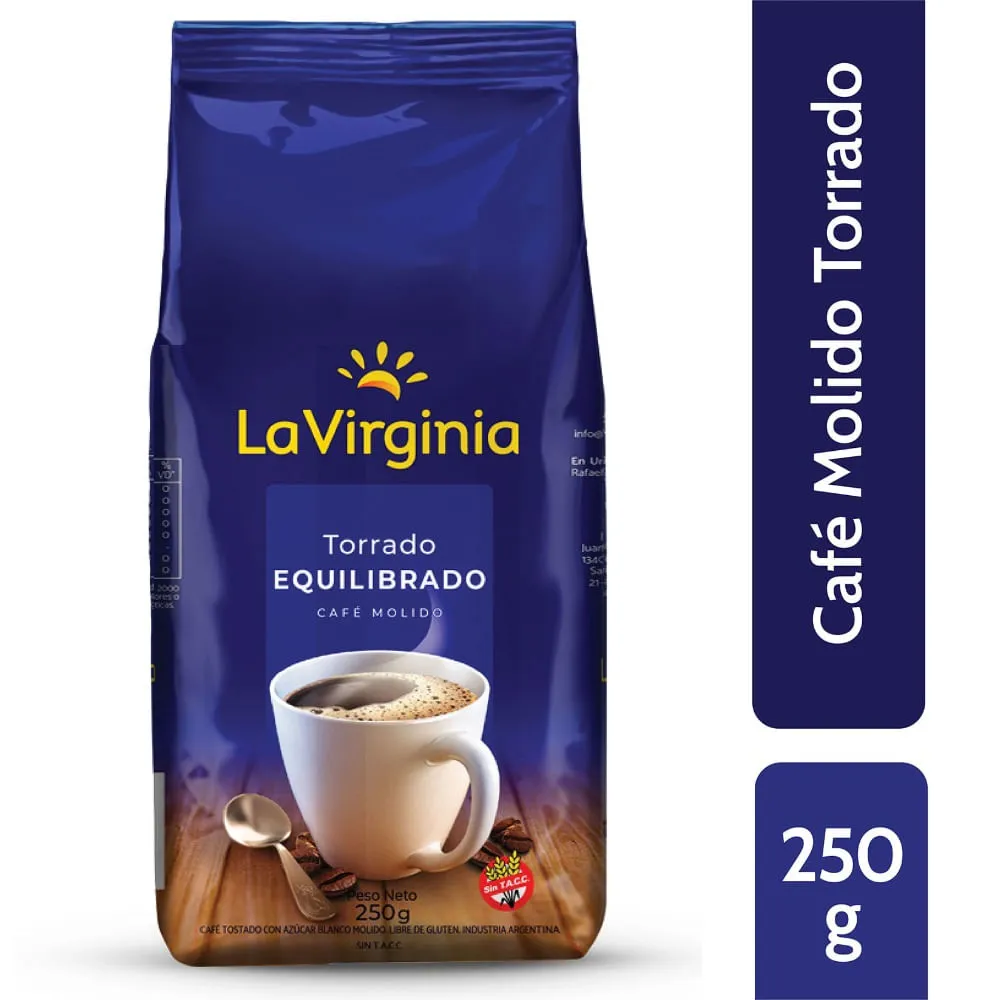 CAFE LA VIRGINIA TORRADO 250G