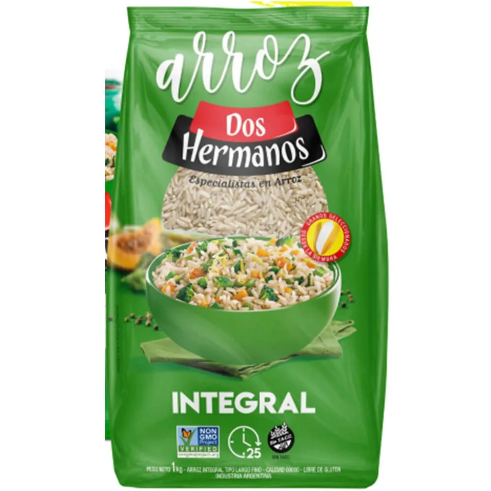 ARROZ  DOS HERMANOS INTEGRAL X 1 KG