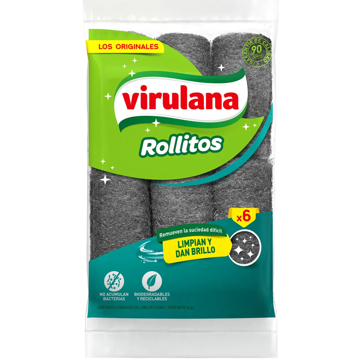 VIRULANA ROLLITOS 6 U. 42G