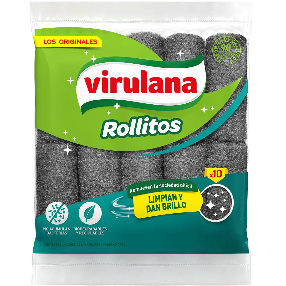 VIRULANA ROLLITOS 10 U.  70G