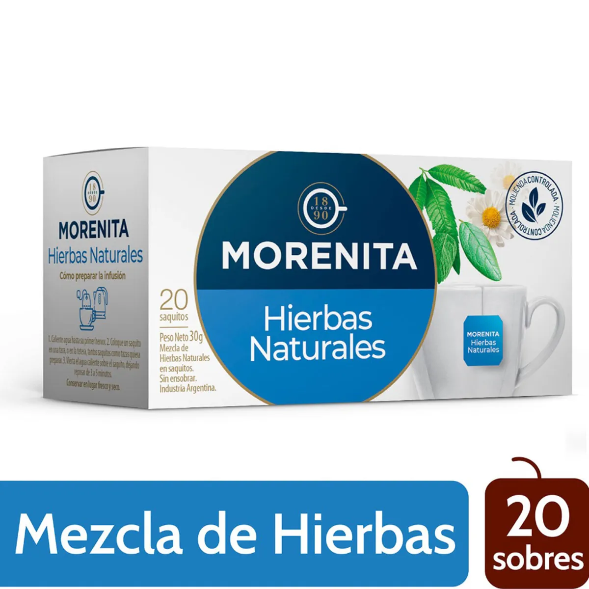 TE LA MORENITA HIERBAS NATURALES 30G