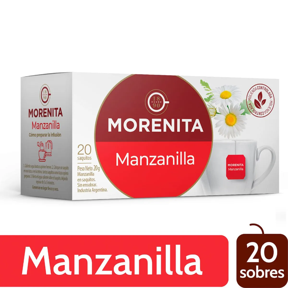 LA MORENITA MANZANILLA 20G
