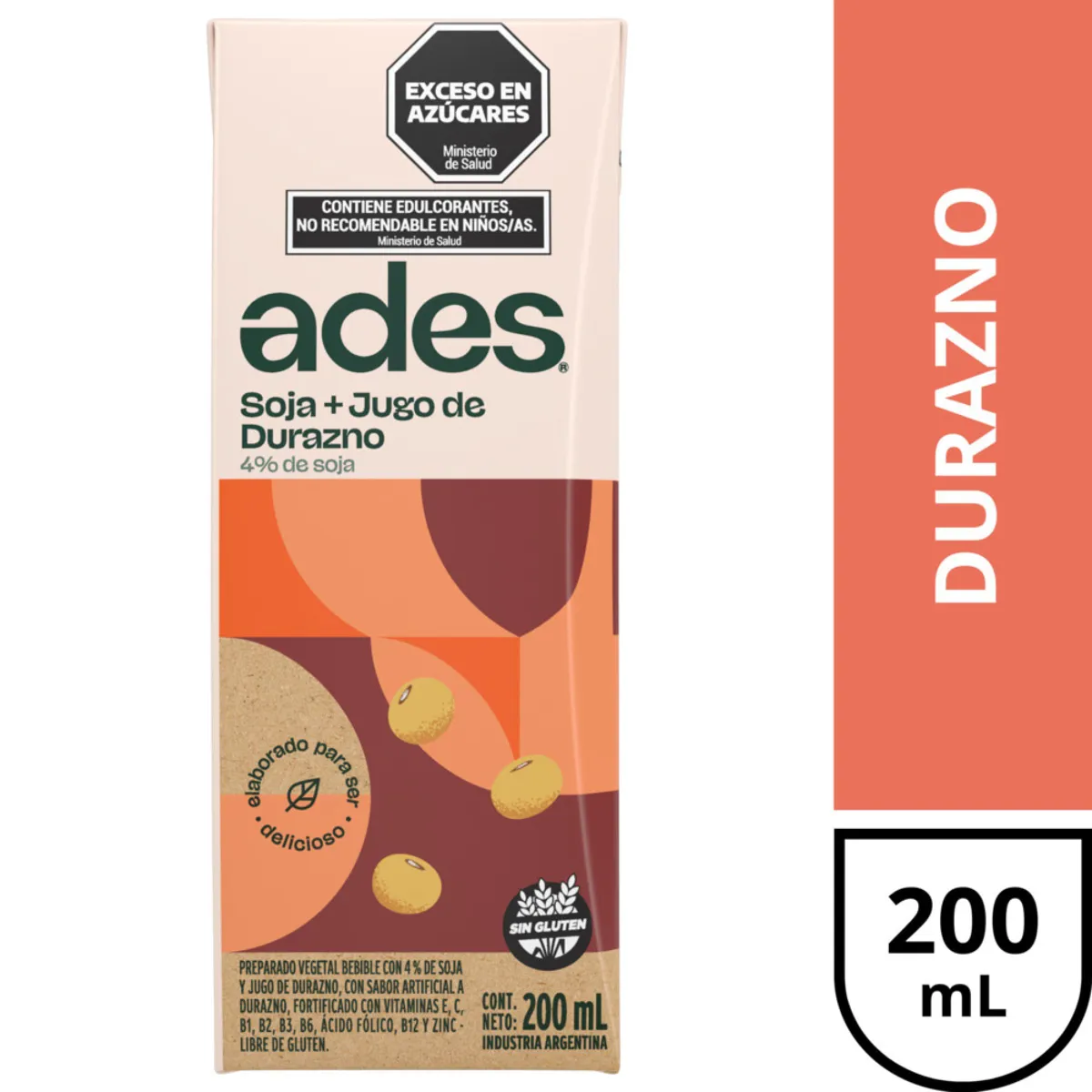 ADES DURAZNO 200 ML