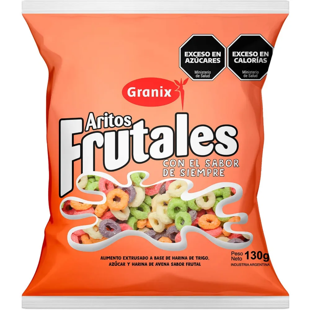 ARITOS FRUTADOS GRANIX 130G