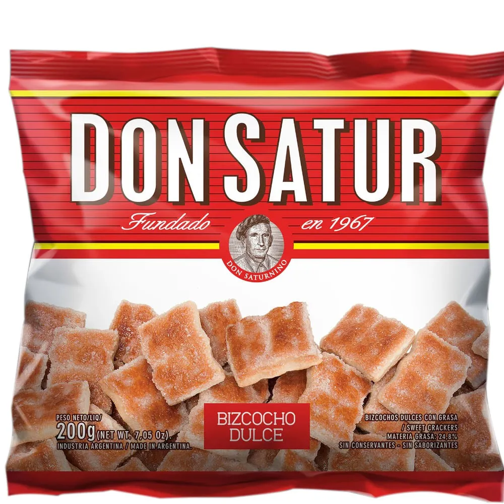 BISCOCHOS DULCES  DON SATUR X 200G