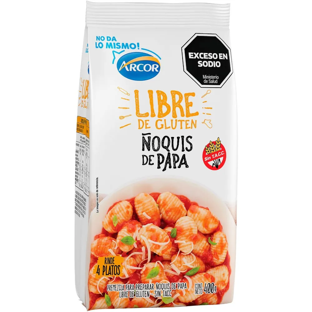 ARCOR PREMEZCLA ÑOQUIS 400G