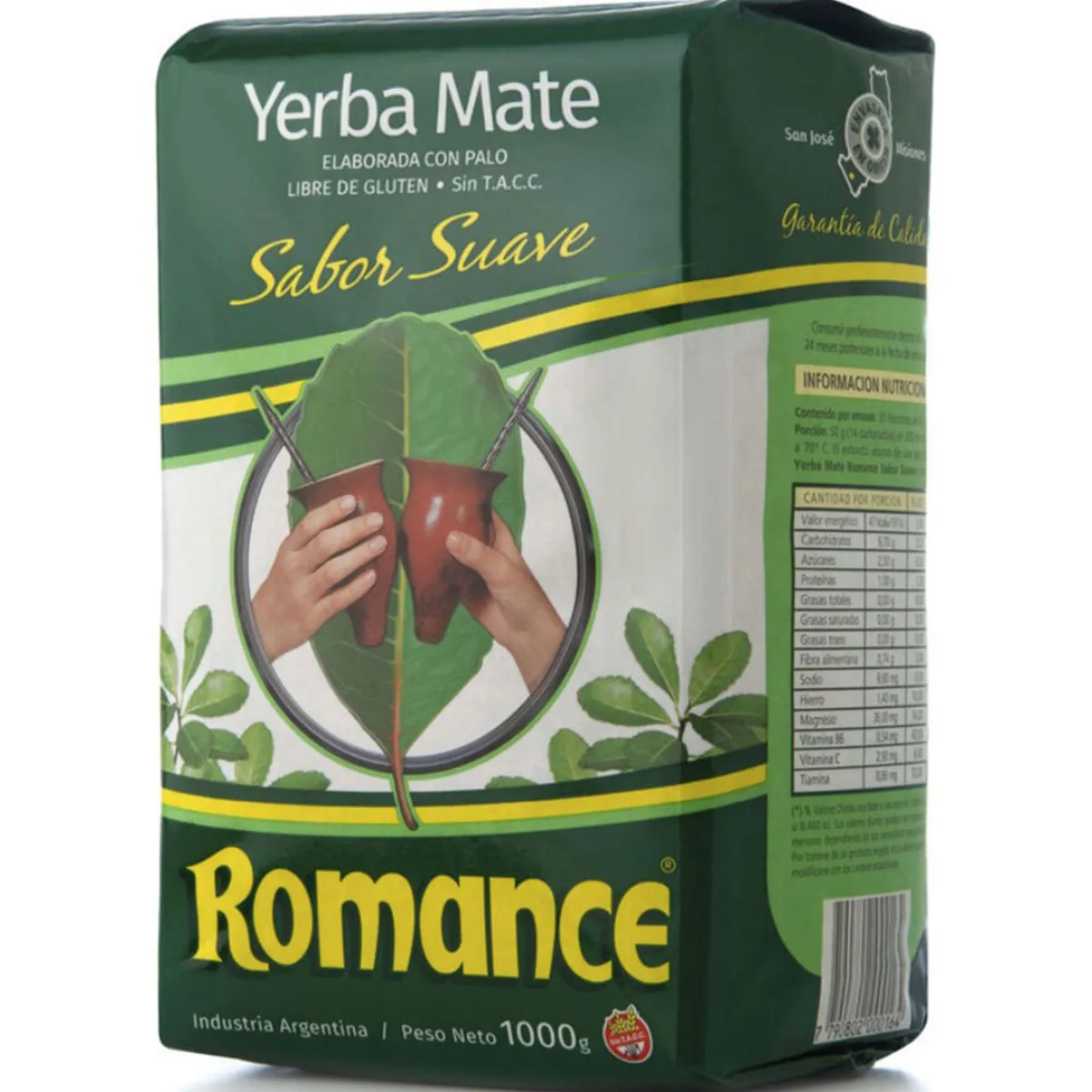 YERBA MATE ROMANCE SUAVE X 1 KG
